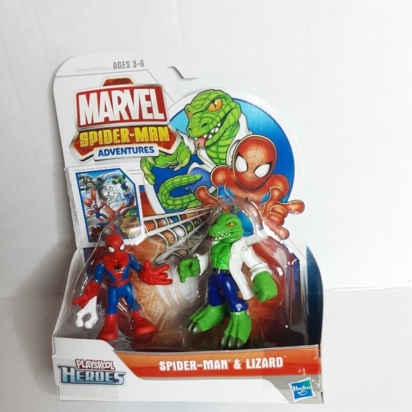 Marvel Spider-Man Adventures Spider-Man & Lizard Action Figure Set - Picture 1 of 5